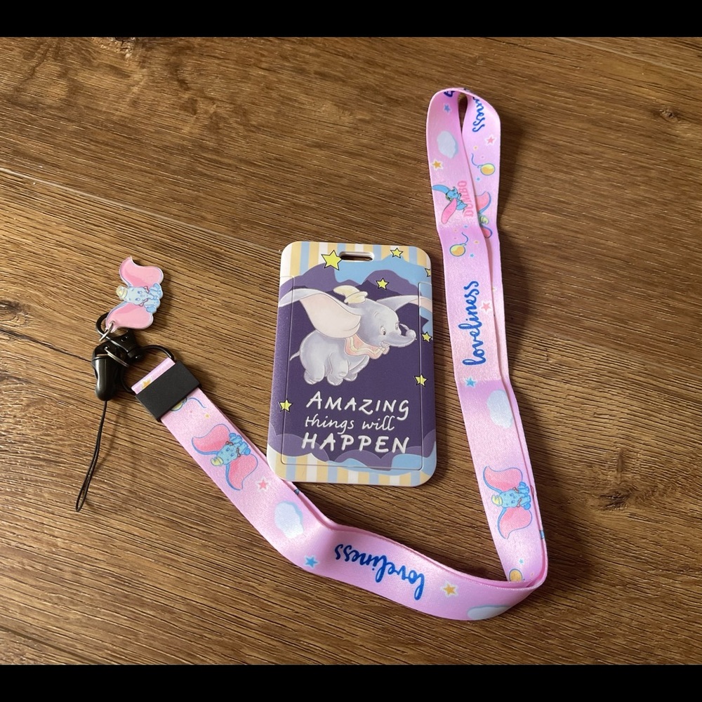 BRAND NEW Disney’s Dumbo Lanyard & ID Holder